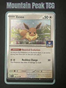 NM Eevee 143/191 Asia Exclusive Gym Promo Stamped - Pokemon Card - Picture 1 of 2