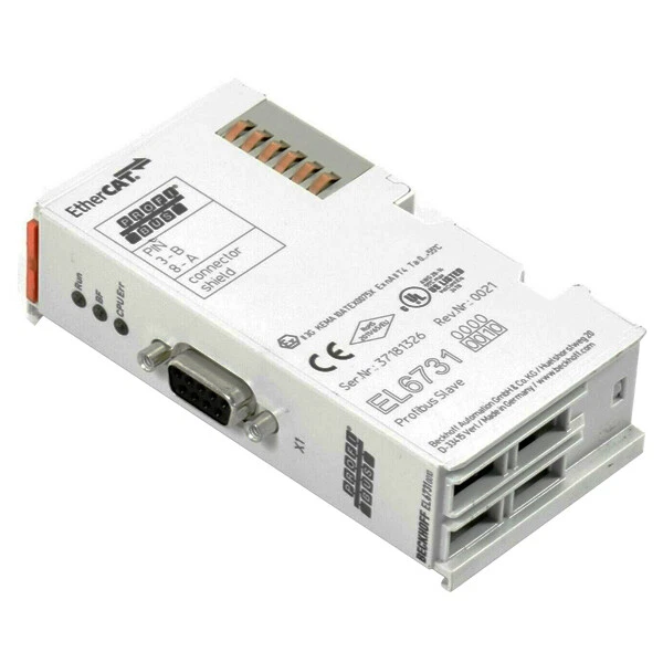 Beckhoff EL6731 Terminal EtherCat interface de communication à 1 voie Profibus - Imagen 1 de 1