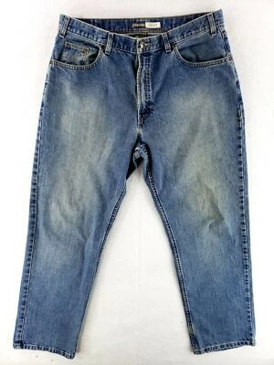 Vintage St. John's Bay 36x31 Loose Fit Blue Jeans Classic Heavy Denim Work - Image 1 of 4