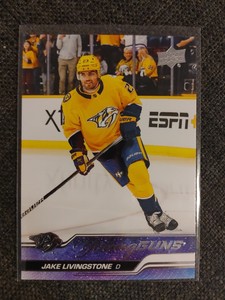 2023-24 Upper Deck Series 1 YOUNG GUNS #245 Jake Livingstone