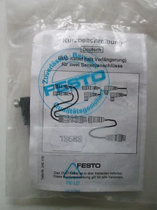 FESTO DUO-CAVO 18688 KM12-DUO-M8-GDWD NOS - Foto 1 di 3