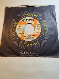 CLARENCE PAUL - I'm In Love Again Mono b/w Stereo -London VG+ F202 - Picture 1 of 1
