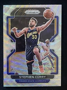 Prizm Stephen Curry Silver Wave Prizm #154 Warriors 2021-22 - Imagen 1 de 2