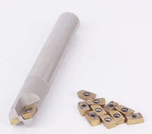 BAP300R C16-16×120-2T Indexable End Mill Holder +10PC APMT1135PDER carbid insert - Picture 1 of 5