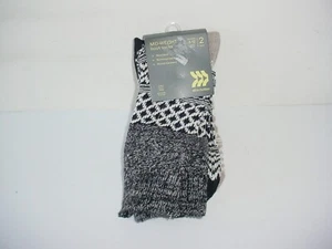 All In Motion Men's Mid-weight Boot Socks 2 Pack Gray Biege fits 6 -12 - Picture 1 of 2