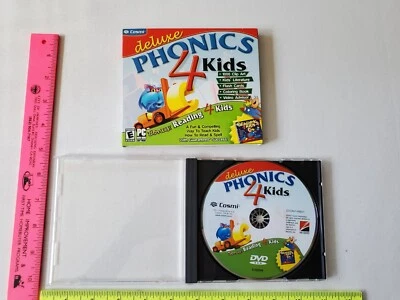 Cosmi Deluxe PHONICS 4 Kids (Bonus) PC DVD-ROM Software, 2007, Pre-Owned - Image 1 of 4