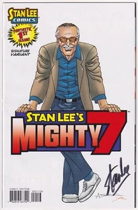 STAN LEE'S MIGHTY 7 #1 SIGNATURE VARIANT SIGNED STAN LEE 2012 COMICS - Picture 1 of 2