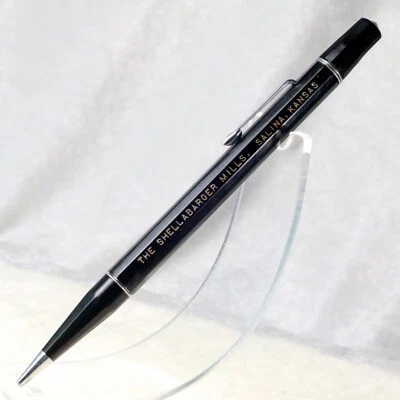 VTG 1930s DUR-O-LITE Shellabarger Salina Kansas Black Advert Mechanical Pencil - Image 1 of 4