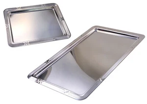 GN Tablett GASTRONOMIE EDELSTAHL KANTINEN TABLETT SERVIER Platte Teller  - Bild 1 von 4