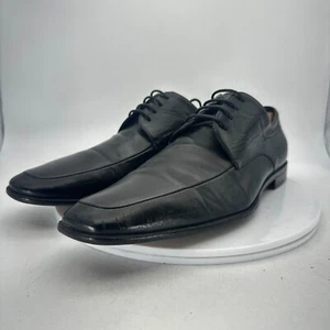 Zapatos de vestir Bama para hombre talla EU 45 US 11 de cuero negro con puntera Derby con cordones - Imagen 1 de 15
