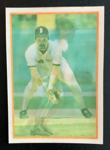 1987 Sportflics Baseball Card #114 Tri-Stars Boggs/Brett ROYALS