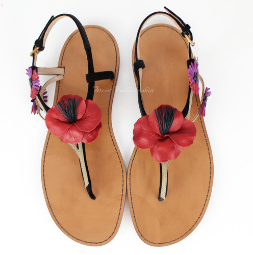 NUOVO VALENTINO GARAVANI sandalo floreale pelle scamosciata vacanze estive pronto EUR 38