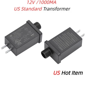 (US Plug) 12V 1A Power Supply Converter IP44 Transformer Yard Inflatable Adapter - Picture 1 of 8