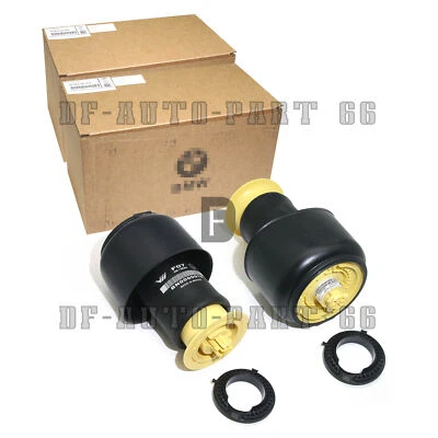 Bolsas de resorte de suspensión neumática trasera 2 piezas para BMW F07 F10 F11 535i 550i GT 2010-2017 Foto 1 de 4