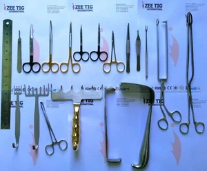 Abdominoplasty surgery set of 19pcs(TummyTuck set)German stainless steel - Picture 1 of 5