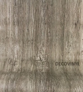 10M VINTAGE BROWN WOOD FABLON WALLPAPER VINYL FILM STICKY BACK PLASTIC UK - Picture 1 of 6