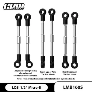GPM Nylon+Stainless Steel Adjustable Tie Rods LOSI 1/24 Micro-B/Micro-T LOS-1767 - Picture 1 of 2