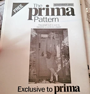 Prima Sewing Pattern, Jacket and Skirt Suit, uncut, unused, November 2012 - Picture 1 of 6