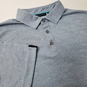 Devereux Men's XL Gray Short Sleeve Stretch Golf Polo Shirt - Picture 1 of 8