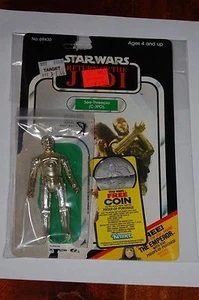 C-3PO Removable Droid-Loose-Star Wars Return of the Jedi-Vintage-65 Back Card - Picture 1 of 6