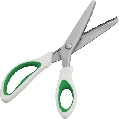 Pinking Shears, 9" Zig Zag Craft Scissors Decorative Edge, Pinking Shears - Image 1 of 4