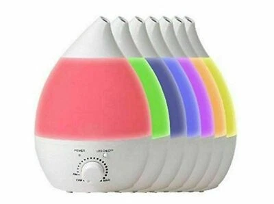 Remedies Rainbow Cool Mist Color Changing Aromatherapy Diffuses Humidifier NEW - Image 1 of 4
