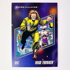 Marvel Impel 1992 Mad Thinker Super-Bösewichte Karte 119 Serie 3 MCU Fantastisch 4 - Bild 1 von 2