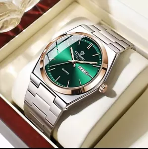 BINBOND Quartz Luxury Men's Stainless Steel Watch Date Waterproof luminous - Picture 1 of 34