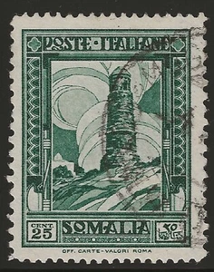 1932 Colonie (Somalia) - 25 cent. serie Pittorica 14 x 12 usato - Picture 1 of 1