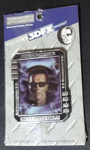 Universal Studios VISICOMM 3D FX Terminator 2 Battle Across Time Magnet - NEW - Picture 1 of 3