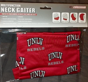 Colosseum UNLV Rebels Uni Nevada Las Vegas Multifunction Neck Gaiter SPF50 -4702 - Picture 1 of 4