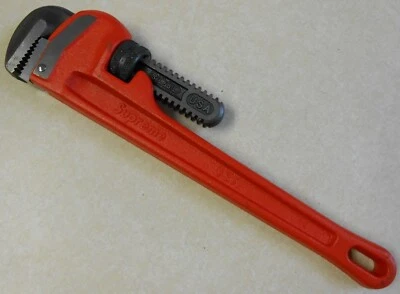 Ridgid Supreme FW20 14" Cast Iron Straight Pipe Wrench 2" Jaw Capacity - Image 1 of 4