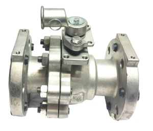 New Nibco F-515-S6-F-66FS Split Body SS Ball Valve 3" Full Port Class 150 - Picture 1 of 7