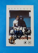 1984 Smokey Bear San Diego Padres #7 CURT BEVACQUA AUTOGRAPHED EX-MINT