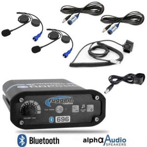 2 personas - Sistema de intercomunicación RRP696 Gen1 con kits de casco de audio alfa - Imagen 1 de 6