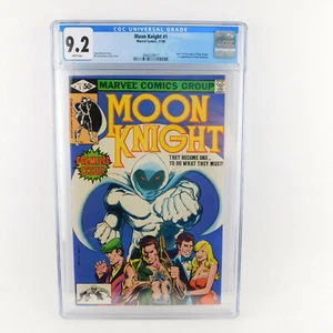 Marvel MOON KNIGHT (1980) #1 CGC 9.2 NM- 1st Issue KEY White Pages DISNEY+ TV - Picture 1 of 2