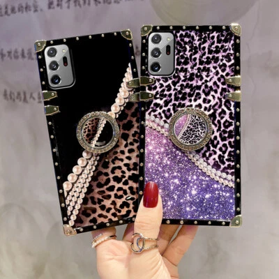 Funda de teléfono de lujo Pearl Leopard para Huawei Mate 50 Nova 10 P50 P40 Honor 80 70 Foto 1 de 4
