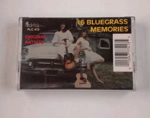 16 Bluegrass Memories Original Artists (Cassette) TESTED - Picture 1 of 5