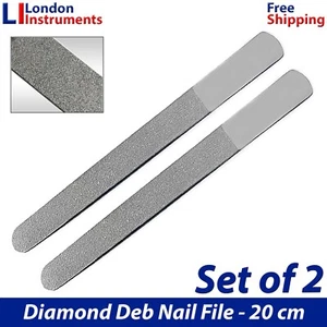X2 Diamond Deb Filmador de Uñas Pedicura Manicura Preparación de Uñas Filador de Doble Lado Nuevo - Imagen 1 de 9