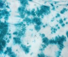 New 10 Yards Fabric Rayon Quality Dressmaking, Quilting Fabrics Teal Blue Indian