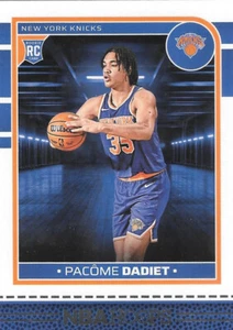 2024-25 Panini NBA Hoops - Rookies Pacome Dadiet #255 (RC) - New York Knicks - Picture 1 of 3