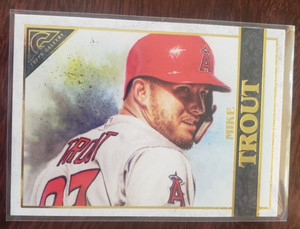 2020 Topps Gallery 1 Mike Trout   Los Angeles Angels  Baseball Card