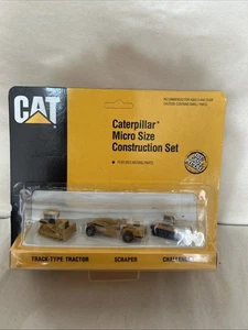Ertl Caterpillar 3er Pack Micro Set 1991 CAT Spielzeug Bau Diecast Box 10 - Bild 1 von 7