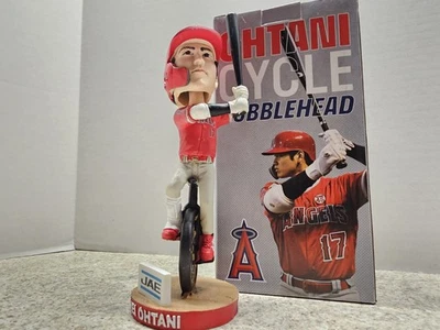 Shohei Ohtani Los Angeles Angels MLB 2021 SGA Bobblehead NIB The Cycle - Image 1 of 4