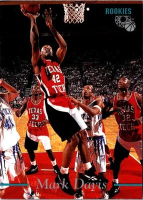 Tarjeta de baloncesto clásica 1995 Mark Davis #46 Texas Tech Red Raiders Foto 1 de 2