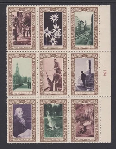 1938 150 aniversario de Australia bloque 9 Cenicienta sello pre-decimal Muh #18 - Imagen 1 de 2