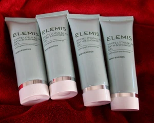 Menge 4 ELEMIS Körper Exoten Weißer Lotus & Limette Bad & Duschgel 1,7oz Reise - Bild 1 von 3