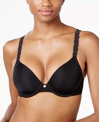 New NATORI 732080 Black Combo Pure Luxe Underwire T-shirt Bra size 34G  - Image 1 of 4