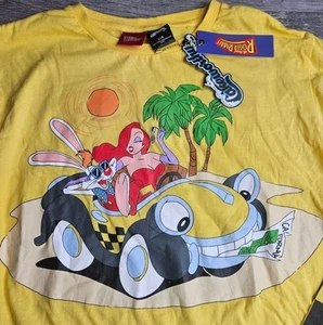 Cakeworthy Who Framed Roger Rabbit Langarm gelbes T-Shirt Large neu - Bild 1 von 10