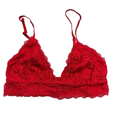 Bralette de encaje rojo S pequeño Xhilaration Foto 1 de 4